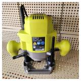 Ryobi 10 Amp Motor 2 Peak HP EVS Plunge Base Router RE180PL1G Excellent Condition