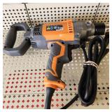 Ridgid 1/2" Spade Handle Mud Mixer 9 Amp Motor R7122 Open Box Corded Excellent Condition