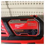 Lot Of Two Milwaukee Tools 3/8" Drill/Driver 2407-20 And 1/4" Impact Driver 2462-20 12 V Tested Work
