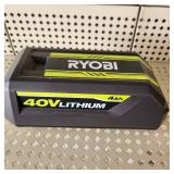 Ryobi 40V Lithium 4Ah Battery OP40404VNM Tested Works Excellent Condition