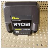 Ryobi 6Ah 40V Lithium Battery OP40605VNM Tested Works Excellent Condition