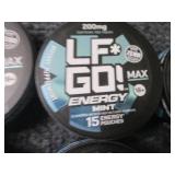 6- 15 ct LF*Go Mint Energy Pouches ...