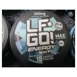 6- 15 ct LF*Go Mint Energy Pouches ...