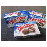 3- 12.7 oz Hostess Ding Dongs...