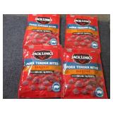 4- 3.25 oz Jack Links Barbecue Pork...