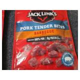 4- 3.25 oz Jack Links Barbecue Pork...