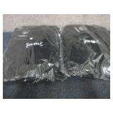 2 Medium Unisex Gym Wolf Black Hood...