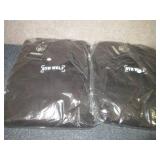 2 Medium Unisex Gym Wolf Black Hood...