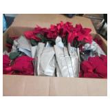 Case of Artificial Potted Poinsetti...