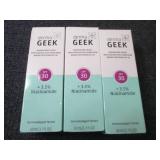 3- 1.7 oz Derma Geek Facial Moistur...
