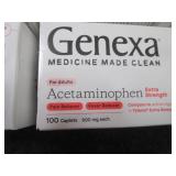 6- 100ct Genexa Extra Strength Acet...