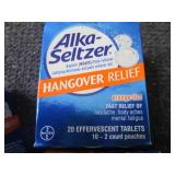 4- 20 ct AlkaSeltzer Hangover Relie...
