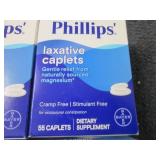 4- 55ct Phillips Laxative Caplets...