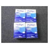 4- 55ct Phillips Laxative Caplets...