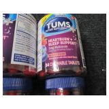 4- 54 ct Tums Heartburn & Sleep Sup...