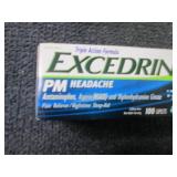3- 100 ct Exedrin PM Headache...