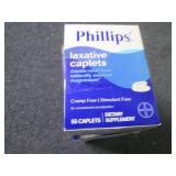 4- 55ct Phillips Laxative Caplets...