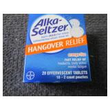 4- 20 ct AlkaSeltzer Hangover Relie...