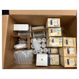 ASSORTED BOX LOT - Pipets, Bottles, Test Tubes, Connectors, Jars Combustion Boats, $350+ Dollar Retail Value
