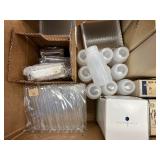 ASSORTED BOX LOT - Pipets, Bottles, Test Tubes, Connectors, Jars Combustion Boats, $350+ Dollar Retail Value
