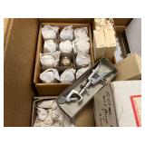 ASSORTED BOX LOT - Clamps, Test Tubes, Burner, Varnish Bottles, Centrifuge Tubes, Snap Cap Vials