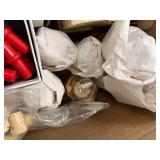 ASSORTED BOX LOT - Pipets, Volumetric Flasks, Dappen Dishes, Stoppers, Varnish Bottles