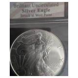 2000-W American Eagle Silver Dollar