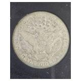 1913 Barber Silver Half Dollar