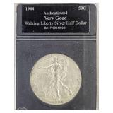 1944 Walking Liberty Silver Half Dollar