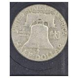 1954 Franklin Silver Half Dollar