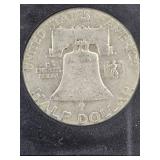 1957 Franklin Silver Half Dollar