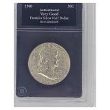 1960 Franklin SIlver Half Dollar
