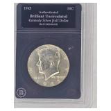 1965 Kennedy Silver Half Dollar