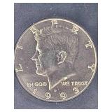 1993 Kennedy Half Dollar