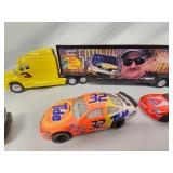 Dale Earnhard Bass Pro Semi and 4 cars