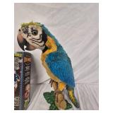 Jesse Ventura doll and talking parrot