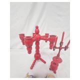Candle holders and Denim Days figures