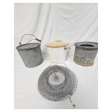 Minnow Buckets and Pail
