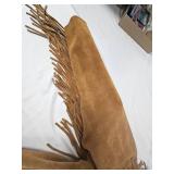 Leather Fringe Coat
