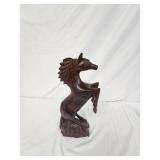 Stallion Sculpture-Black Walnut