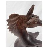Stallion Sculpture-Black Walnut
