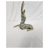 Antelope cast sculpture