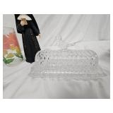 Hoffbauer Byrd butterdish and Glassware