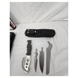 Schrade Cutlery Interchangable knife and Hoppes Cleaning kit