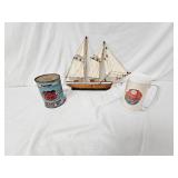 Phillips 66 Aviation Oil Can, Model Ship