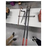 Post Hole Digger and Tire Irons
