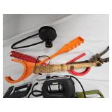 Stapler and Clay Pigeon Throwers