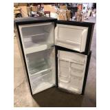 Magic Chef 18.5 in. W, 4.5 cu. ft. 2-Door Mini Refrigerator, with Freezer in Platinum Steel Customer Returns See Pictures