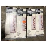Lot of Everbilt 77.50 in. H 16-Pair White Steel Hanging Shoe Organizer Customer Returns See Pictures