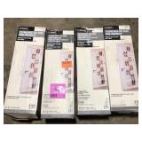Lot of Everbilt 77.50 in. H 16-Pair White Steel Hanging Shoe Organizer Customer Returns See Pictures